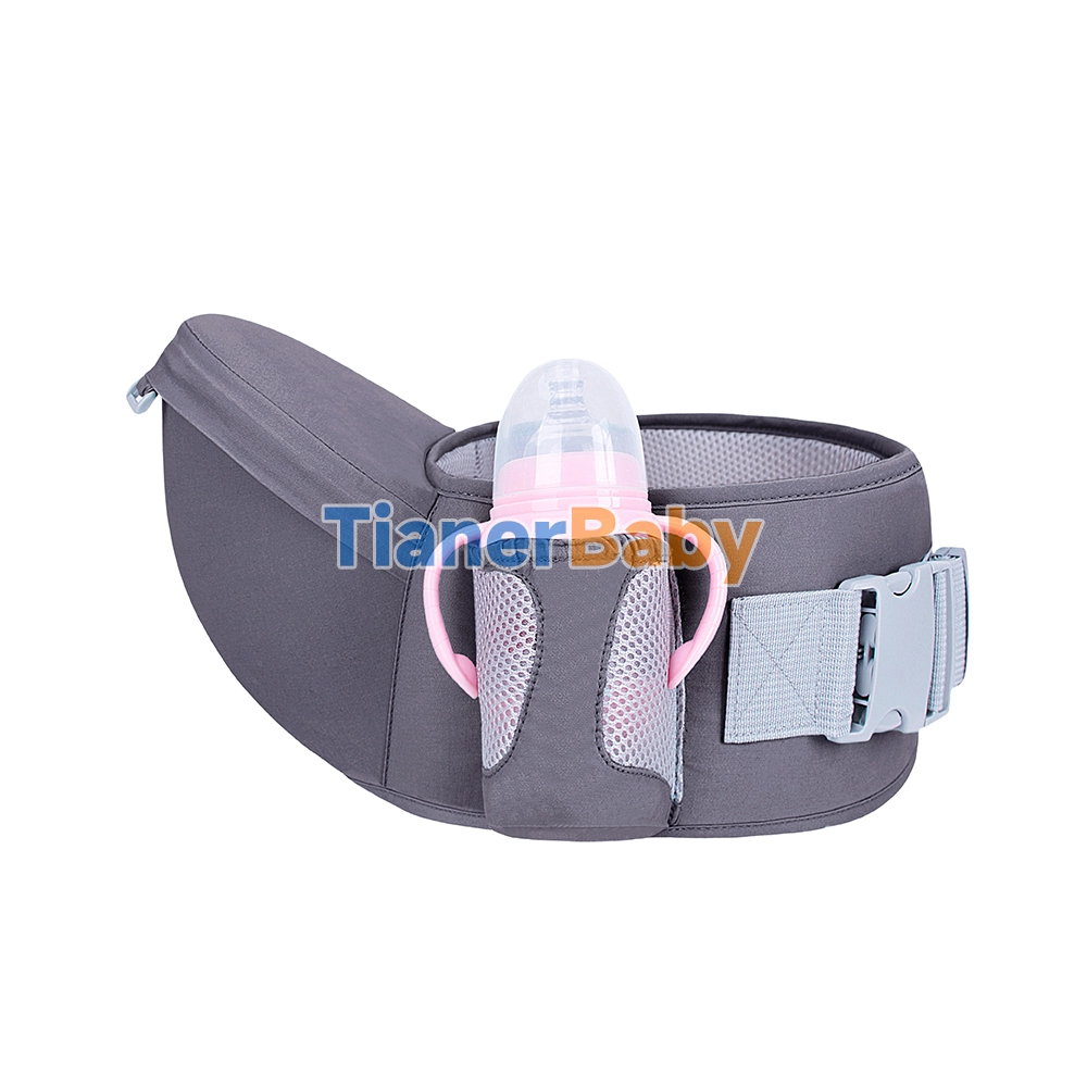 Baby_Hip_Seat_for_Ergonomic_Baby_Carrier_with_Hood_drakgray_withbottle